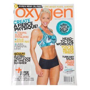 Oxygen Fitness Magazine u June 2015 Ava Cowan Cover Vol 14 Is 6 No 188 Bodybuild